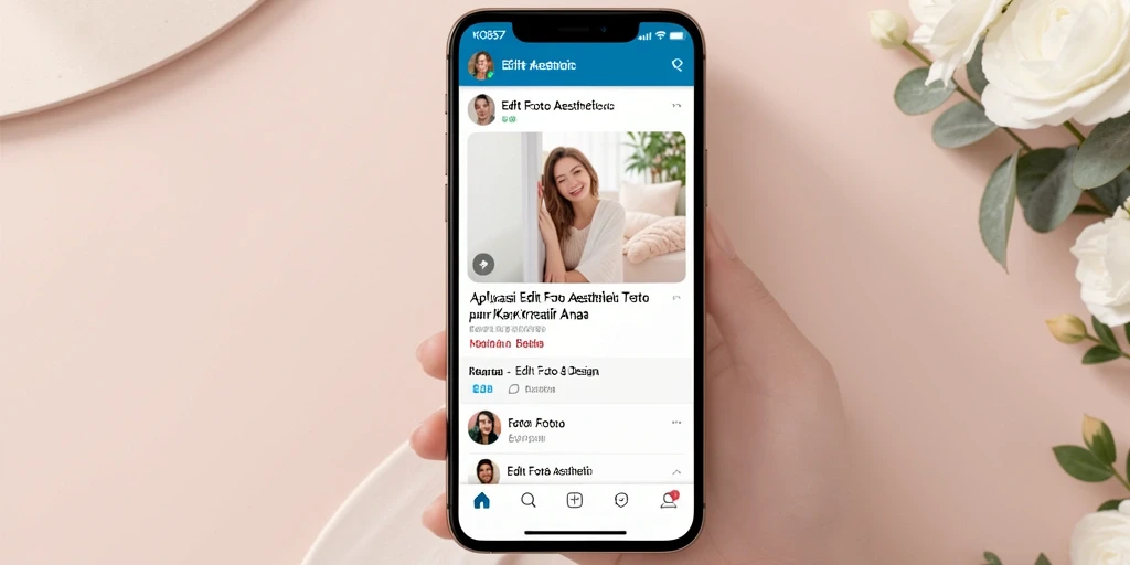 Tampilan antarmuka aplikasi KO857 yang user-friendly dan fitur estetik.
