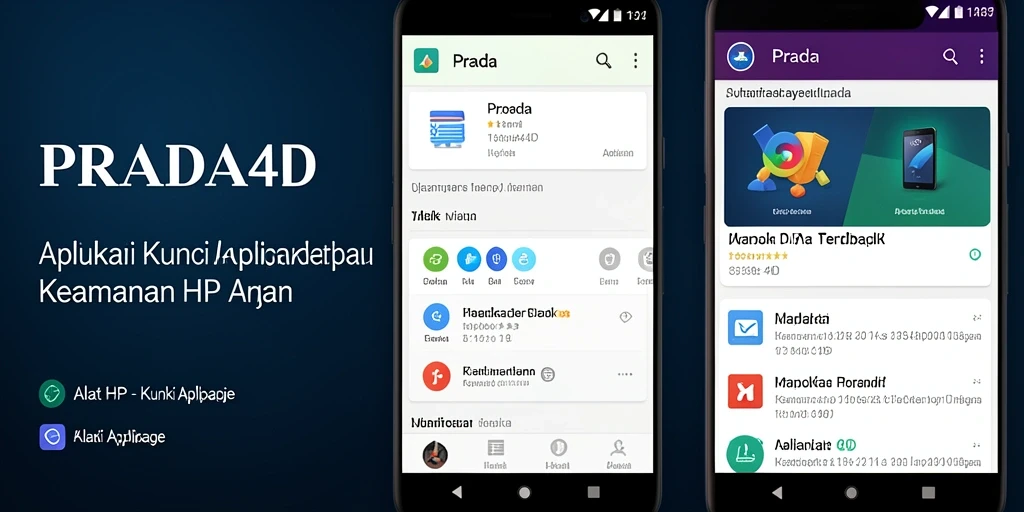 Tampilan antarmuka PRADA4D yang ramah pengguna dan fungsional.