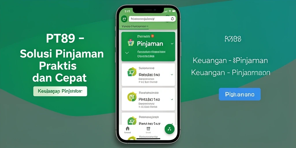 Tampilan antarmuka aplikasi PT89 yang user-friendly dan mudah digunakan.